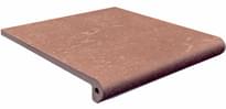 Плитка Exagres Stone Peldano Brown 33x33 см, поверхность матовая, рельефная