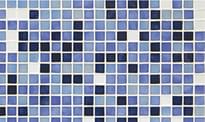 Плитка Ezarri Degradados Azul Часть 5 2.5х2.5 31.3x49.5 см, поверхность глянец
