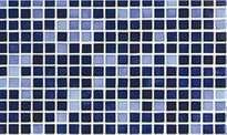 Плитка Ezarri Degradados Azul Часть 8 2.5х2.5 31.3x49.5 см, поверхность глянец