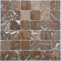 Плитка FK Marble Classic Mosaic Agean Red 48-8P 30.5x30.5 см, поверхность полированная