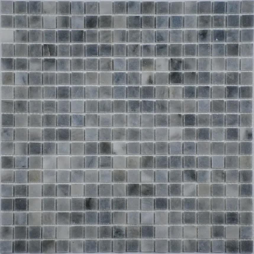 Плитка FK Marble Classic Mosaic Bardiglio Grey 15-4T 30.5x30.5 см, поверхность матовая