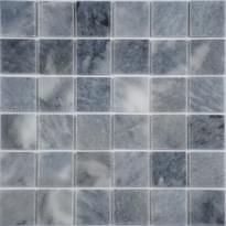 Плитка FK Marble Classic Mosaic Bardiglio Grey 48-6T 30.5x30.5 см, поверхность матовая