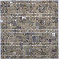 Плитка FK Marble Classic Mosaic Bidasar Brown 15-4Т 30.5x30.5 см, поверхность матовая