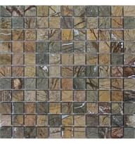 Плитка FK Marble Classic Mosaic Bidasar Brown 25 30x30 см, поверхность полированная