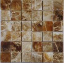 Плитка FK Marble Classic Mosaic Caramel Onyx 48-10P 30.5x30.5 см, поверхность полированная