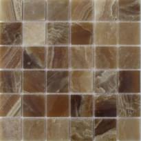 Плитка FK Marble Classic Mosaic Caramel Onyx 48-8P 30.5x30.5 см, поверхность полированная