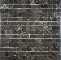 Плитка FK Marble Classic Mosaic China Emperador Dark 20-6P 30.5x30.5 см, поверхность полированная