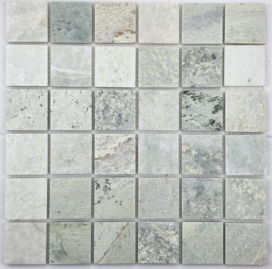 Плитка FK Marble Classic Mosaic Chinese Ming Green 48-8P 30.5x30.5 см, поверхность полированная