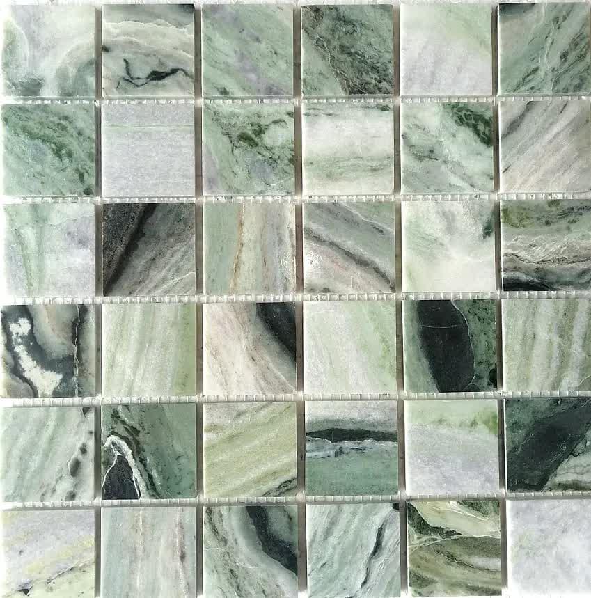 Плитка FK Marble Classic Mosaic Cloudy Jade 23-4P 30.5x30.5 см, поверхность полированная