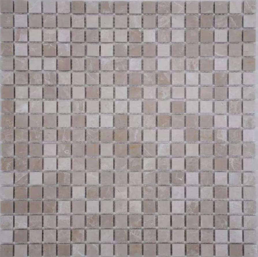 Плитка FK Marble Classic Mosaic Crema Marfil 15-6P 30.5x30.5 см, поверхность полированная