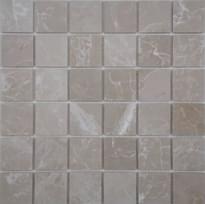 Плитка FK Marble Classic Mosaic Crema Marfil 48-6P 30.5x30.5 см, поверхность полированная