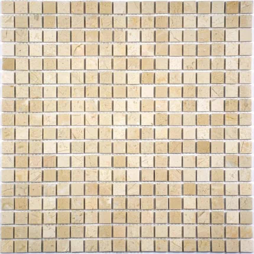 Плитка FK Marble Classic Mosaic Crema Nova 15-10P 30.5x30.5 см, поверхность полированная