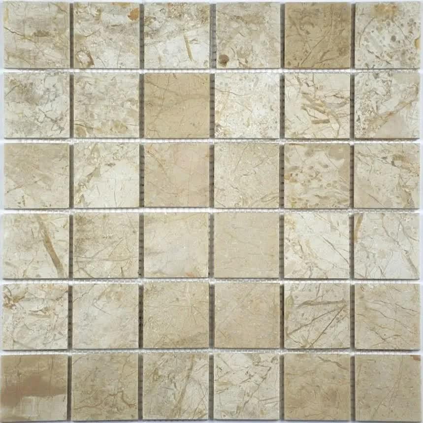 Плитка FK Marble Classic Mosaic Crema Nova 48-10P 30.5x30.5 см, поверхность полированная