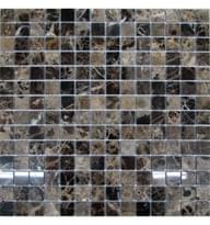 Плитка FK Marble Classic Mosaic Emperador Dark 20-4P 30.5x30.5 см, поверхность полированная
