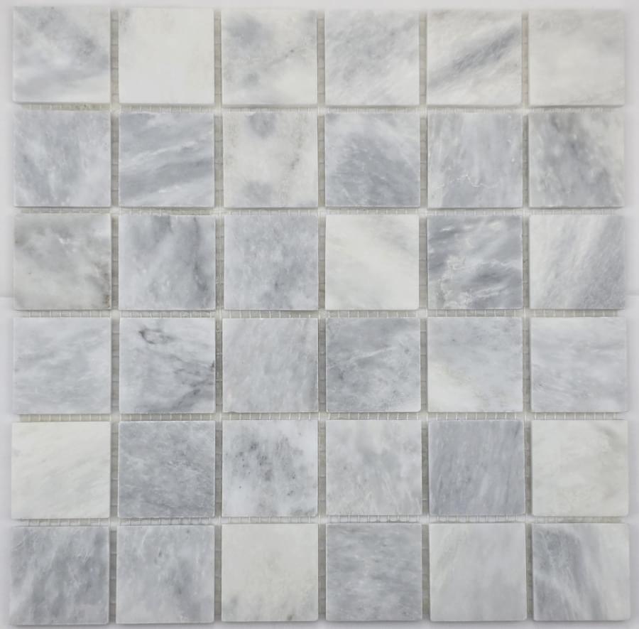 Плитка FK Marble Classic Mosaic Italian Grey 48-6P 30.5x30.5 см, поверхность полированная