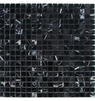 Плитка FK Marble Classic Mosaic M081-15-8P Nero Marquina 30.5x30.5 см, поверхность полированная