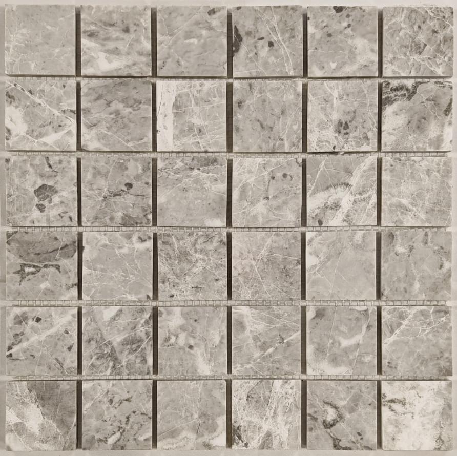 Плитка FK Marble Classic Mosaic Majestic Grey 48-8P 30.5x30.5 см, поверхность полированная