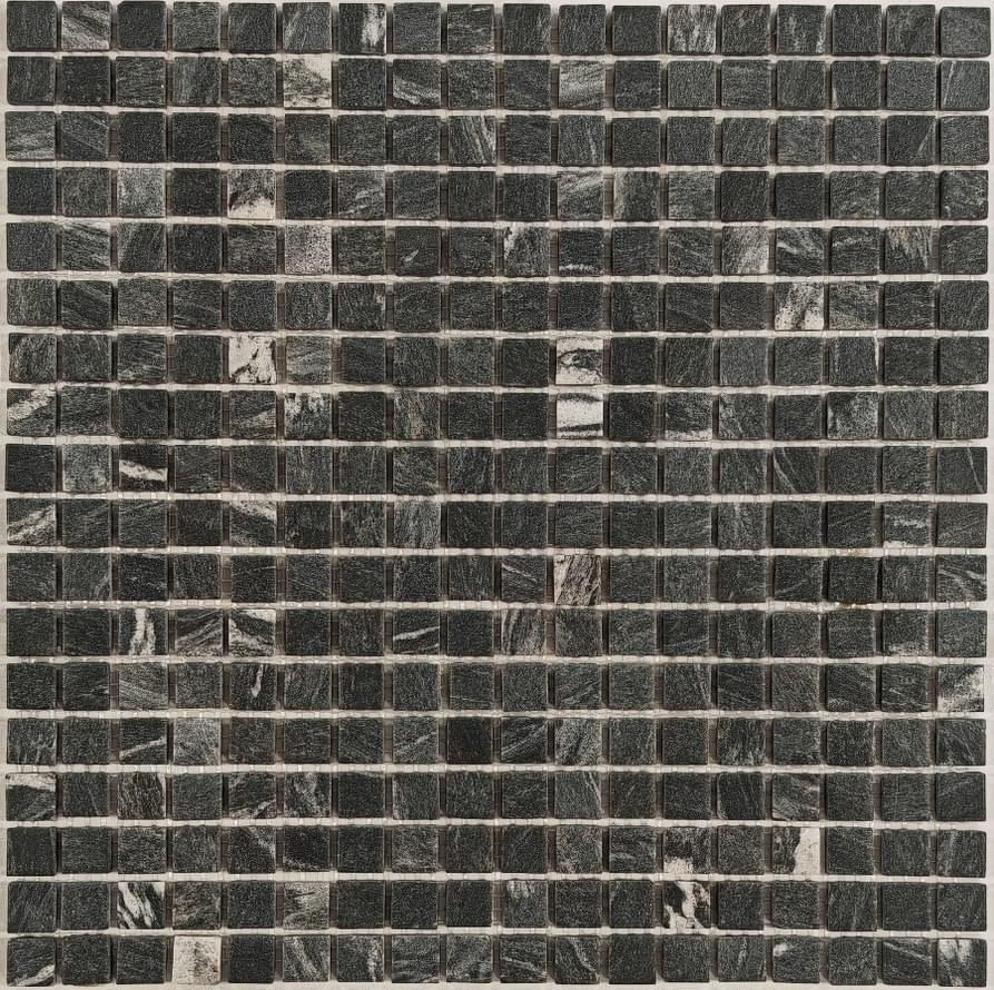 Плитка FK Marble Classic Mosaic Mavi Deniz 15-4W 30.5x30.5 см, поверхность карвинг