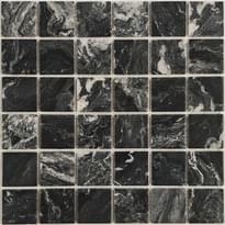 Плитка FK Marble Classic Mosaic Mavi Deniz 48-4W 30.5x30.5 см, поверхность карвинг