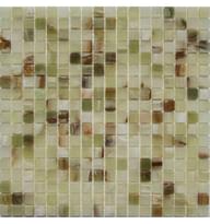 Плитка FK Marble Classic Mosaic Onyx Jade Verde 15-6P 30.5x30.5 см, поверхность полированная