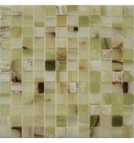 Плитка FK Marble Classic Mosaic Onyx Jade Verde 23-6P 30x30 см, поверхность полированная
