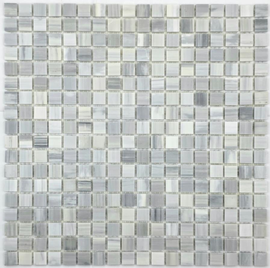 Плитка FK Marble Classic Mosaic Palissandro Blue 15-4P 30.5x30.5 см, поверхность полированная
