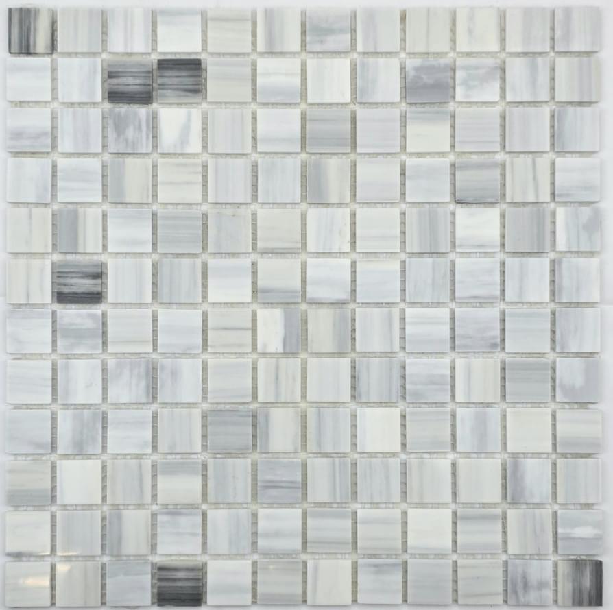 Плитка FK Marble Classic Mosaic Palissandro Blue 23-4P 30.5x30.5 см, поверхность полированная