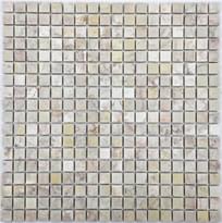 Плитка FK Marble Classic Mosaic Rose Cream Marble 15-8P 30.5x30.5 см, поверхность полированная