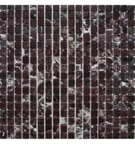 Плитка FK Marble Classic Mosaic Rosso Levanto 15-6P 30.5x30.5 см, поверхность полированная