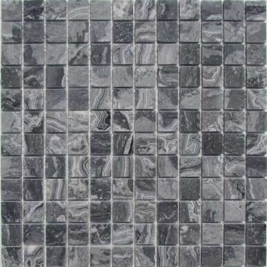 Плитка FK Marble Classic Mosaic Royal Grey 23-4W 30x30 см, поверхность карвинг