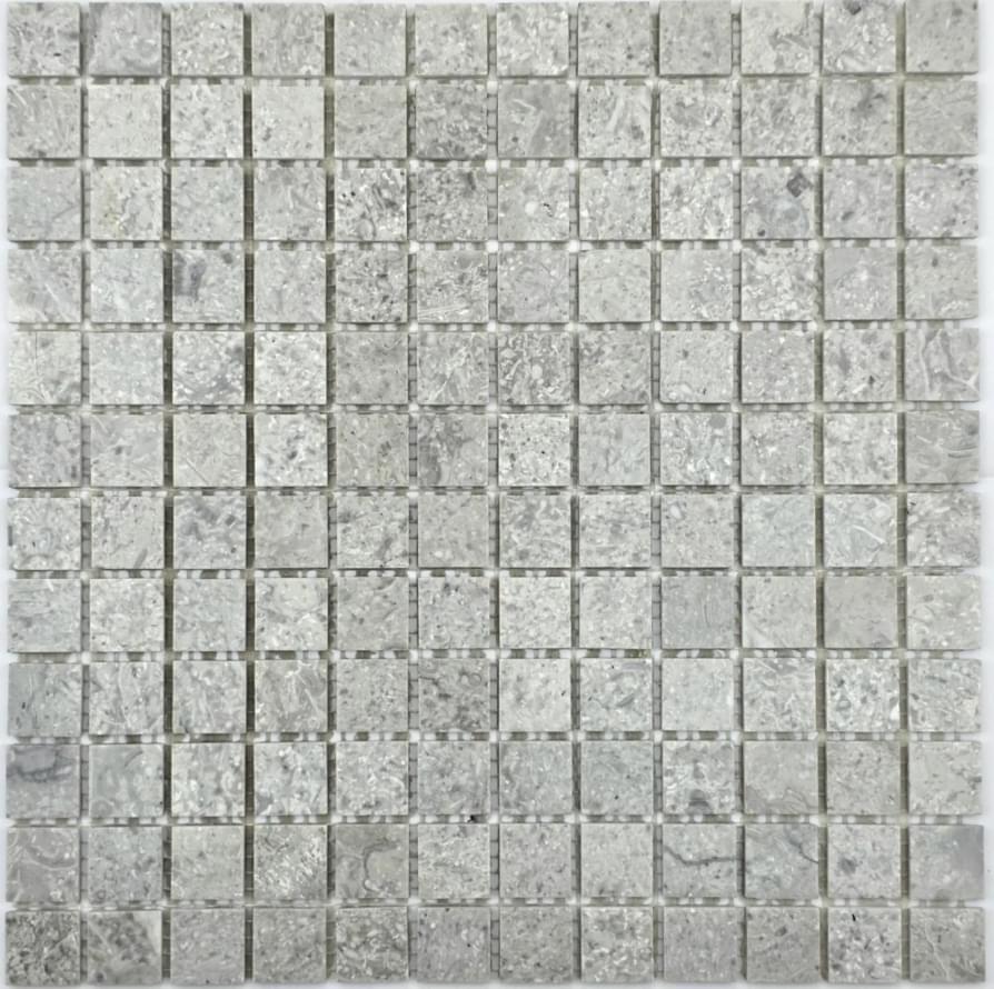Плитка FK Marble Classic Mosaic Silver Sand 20-4T 30.5x30.5 см, поверхность матовая