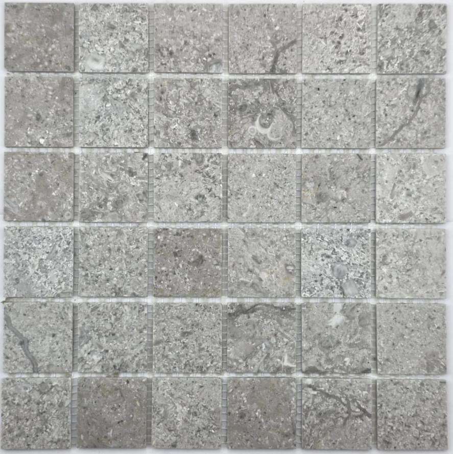 Плитка FK Marble Classic Mosaic Silver Sand 48-4P 30.5x30.5 см, поверхность полированная
