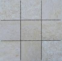Плитка FK Marble Classic Mosaic Travertine 100-7T 30.5x30.5 см, поверхность матовая