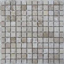 Плитка FK Marble Classic Mosaic Travertine Latte 23-7T 30.5x30.5 см, поверхность матовая