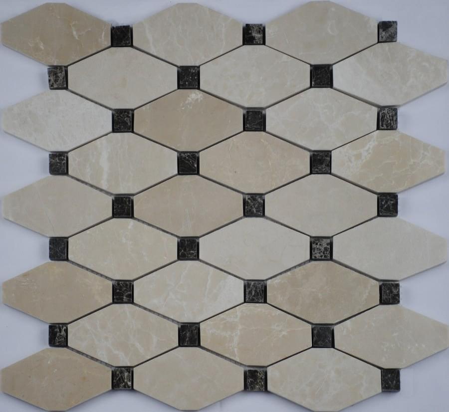 Плитка FK Marble Diamond Diamond 002 34x29.5 см, поверхность полированная