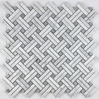 Плитка FK Marble Luxury Mosaic Basketweave 30.5x30.5 см, поверхность полированная