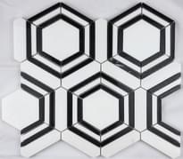 Плитка FK Marble Luxury Mosaic Georama 33.1x28 см, поверхность полированная