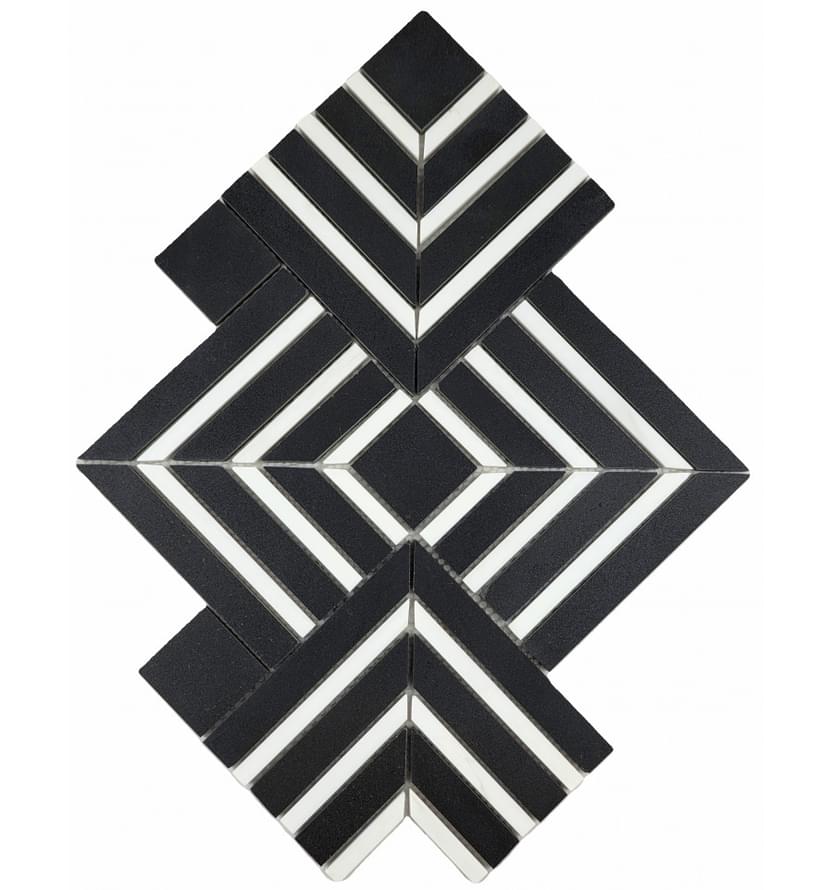 Плитка FK Marble Luxury Mosaic Giza 30.2x30.2 см, поверхность полированная