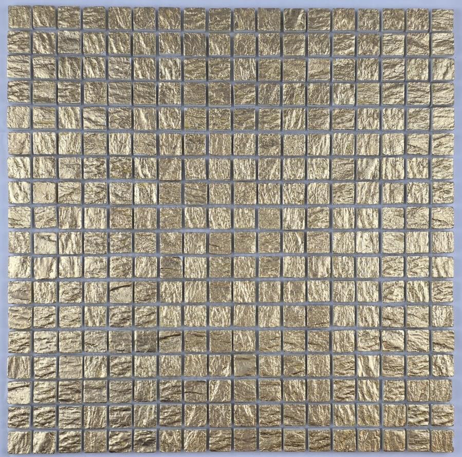 Плитка FK Marble Luxury Mosaic Gold Bar 30.5x30.5 см, поверхность окрашенная