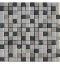 Плитка FK Marble Mix Mosaic Black Grey 20-4T 30.5x30.5 см, поверхность матовая