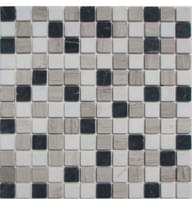 Плитка FK Marble Mix Mosaic Black Grey 23-4T 30x30 см, поверхность матовая