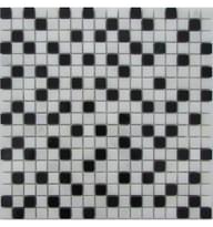 Плитка FK Marble Mix Mosaic Checkers 15-6P 30.5x30.5 см, поверхность полированная