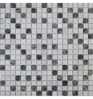 Плитка FK Marble Mix Mosaic Coffee 15-4T 30.5x30.5 см, поверхность матовая