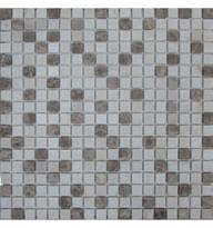 Плитка FK Marble Mix Mosaic Cream 15-4T 30.5x30.5 см, поверхность матовая