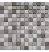 Плитка FK Marble Mix Mosaic Dark Grey 23-4T 30x30 см, поверхность матовая