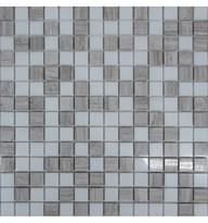 Плитка FK Marble Mix Mosaic Grey 20-4P 30.5x30.5 см, поверхность полированная