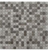 Плитка FK Marble Mix Mosaic Grey Velvet 15-4P 30.5x30.5 см, поверхность полированная