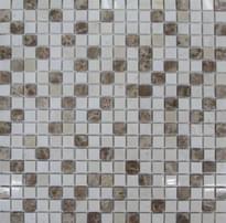Плитка FK Marble Mix Mosaic Mix Cream 15-4P 30.5x30.5 см, поверхность полированная