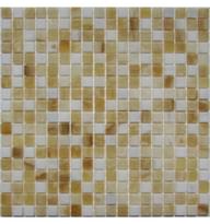 Плитка FK Marble Mix Mosaic White Golden Onyx 15-4P 30x30 см, поверхность полированная