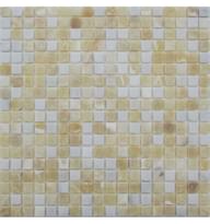 Плитка FK Marble Mix Mosaic White Golden Onyx 15-4T 30x30 см, поверхность матовая
